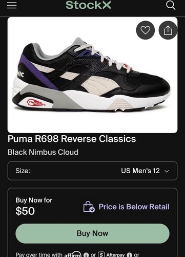 Size puma r698 - size,